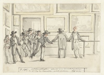 Visitatori alla Mostra d