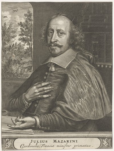 Ritratto del Cardinale Mazzarino da Christiaan Hagen