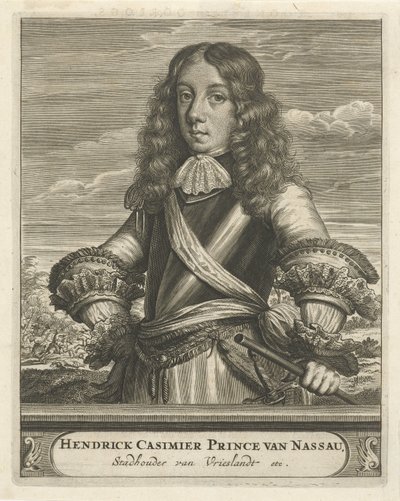 Ritratto di Enrico Casimiro, Principe di Nassau da Christiaan Hagen