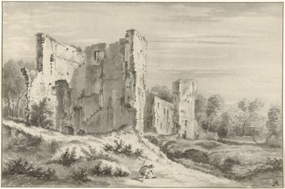 Rovine del castello di Egmond aan den Hoef da Christiaan Josi