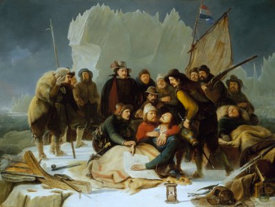 La morte di Willem Barents, 20 giugno 1597 da Christiaan Julius Lodewyck Portman