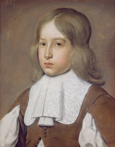 Ritratto di un giovane con colletto di pizzo, c.1656 da Christiaen Jansz. Dusart