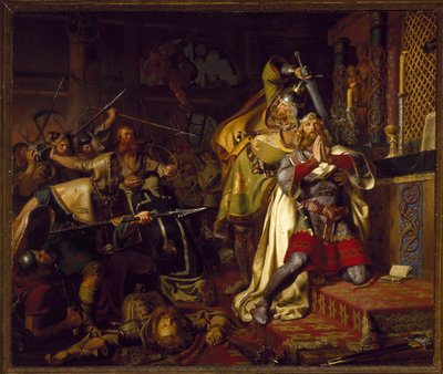 La morte di Canuto IV di Danimarca nella Chiesa di Sant
