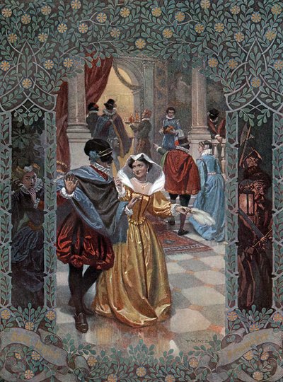 Tanto rumore per nulla, c.1900 (illustrazione) da Christian August Printz