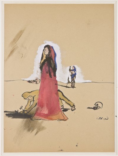Scena con personaggi, c.1934 da Christian Bérard