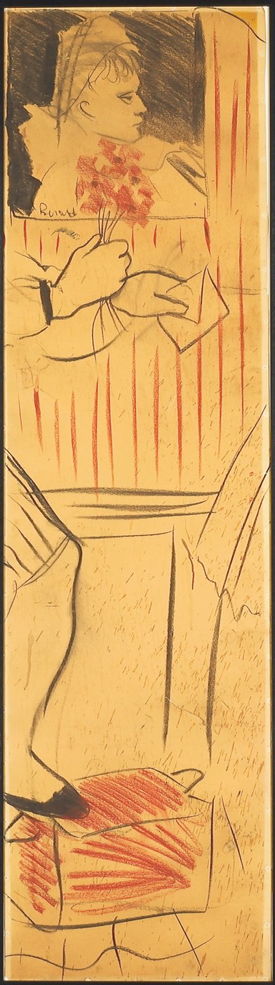 Trittico (disegno di una scena d