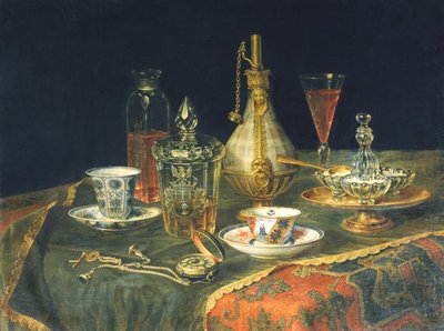 Bicchieri boemi, tazze e un orologio da Christian Berentz