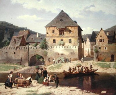 Dopo la raccolta del fieno da Christian Eduard Boettcher