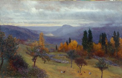 Autunno nel mio giardino da Christian Eriksen Skredsvig