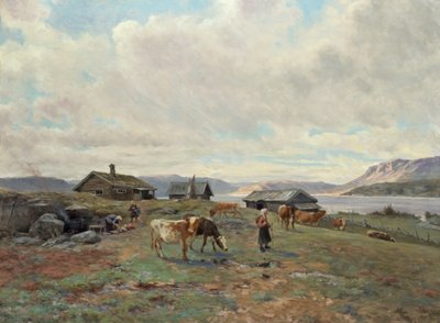 Atmosfera mattutina a Holmvassbu da Christian Eriksen Skredsvig