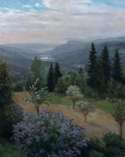 Primavera nel giardino da Christian Eriksen Skredsvig