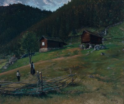 Luogo di nascita di Vinje, Telemark da Christian Eriksen Skredsvig