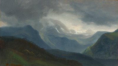 Temporale in arrivo nelle Alpi da Christian Ernst Bernhard Morgenstern