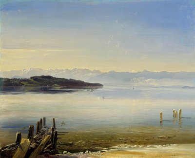 Il lago di Starnberg da Christian Ernst Bernhard Morgenstern