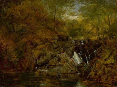Torrente di montagna da Christian Friedrich Gille