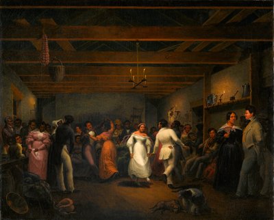Ballata in cucina a White Sulphur Springs, Virginia, 1838 da Christian Friedrich Mayr