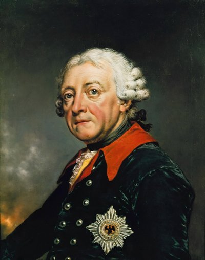 Ritratto di Federico II di Prussia da Christian Friedrich Reinhold Lisiewski