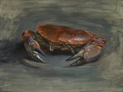 Granchio, 2018 (olio su pannello di legno gesso) da Christian Furr