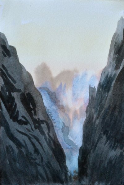 Montagna fiammeggiante, 2015 da Christian Furr