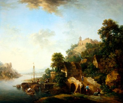 Veduta del Villaggio di Braubach da Christian Georg I Schutz