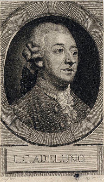 Johann Christoph Adelung 1732-1806 da Christian Gottlieb Geyser