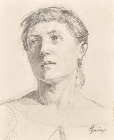 Ritratto di ragazza da Christian Griepenkerl
