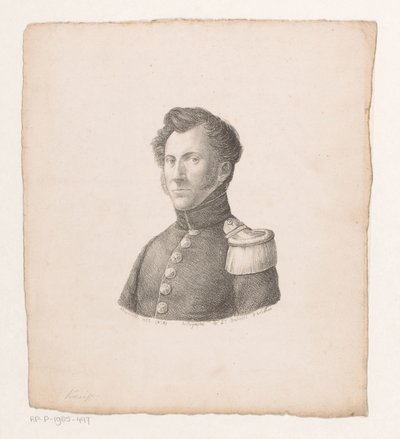Ritratto di Arnold Willem de Bruin da Christian Heinrich Gottlieb Steuerwald