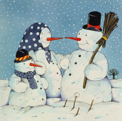 La famiglia del pupazzo di neve, 1997 da Christian Kaempf