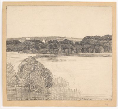 Vista sul lago verso la tenuta da Christian Kongstad Petersen