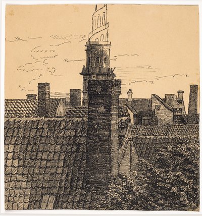 Vista sui tetti verso la Chiesa del Salvatore da Christian Kongstad Petersen