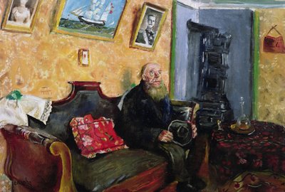 Una visita di condoglianze da Christian Krohg