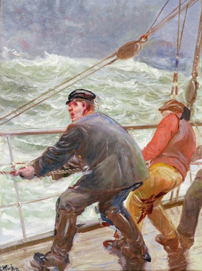 Navigare controvento da Christian Krohg