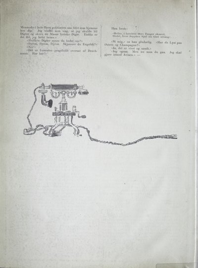 Illustrazione tratta dal libro 12 af vore samtidige di Krohg, Christian e pubblicato da Feilberg & Landmark (Kristiania, 1895) da Christian Krohg