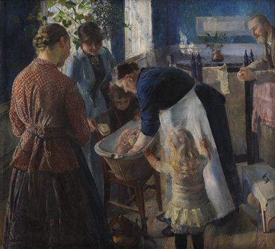 Nella vasca da Christian Krohg