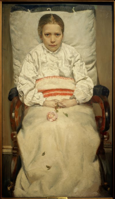 Ragazza malata da Christian Krohg