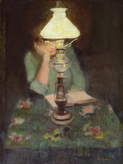 Oda con lampada da Christian Krohg