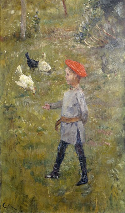 Per con le galline, Hvitsten da Christian Krohg