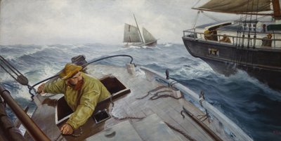 Pilota in tempo burrascoso da Christian Krohg