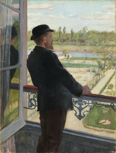 Ritratto del pittore svedese Karl Fredrik Nordstrom (1855-1923) 1882 da Christian Krohg