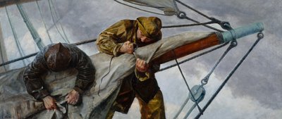 Scogliera nelle vele da Christian Krohg