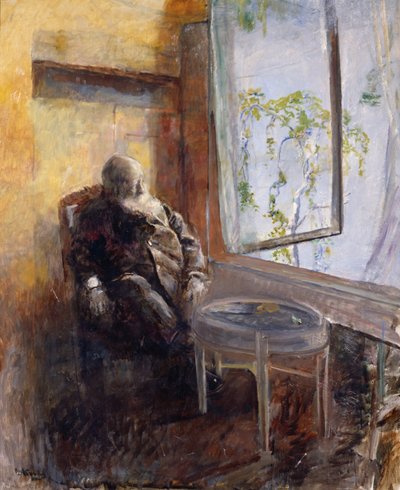Autoritratto alla finestra da Christian Krohg