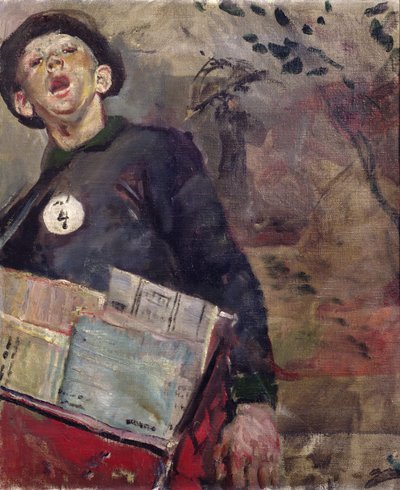 Il ragazzo dei giornali da Christian Krohg