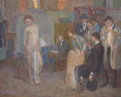 Scena in atelier da Christian Landenberger
