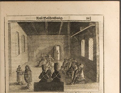 Ambasciata Prikaz Posolsky Prikaz a Mosca Illustrazione da Viaggi al Gran Duca di M da Christian Lorenzen Rothgiesser