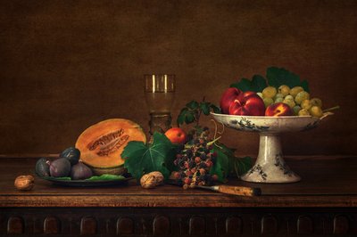Classica natura morta con frutta da Christian MARCEL