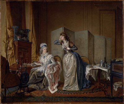 La cattiva notizia, 1794 da Christian Marie Colin De La Biochaye