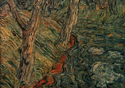 Alberi sulla riva del fiume da Christian Rohlfs