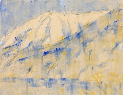 Montagna nella neve presso Lugano da Christian Rohlfs