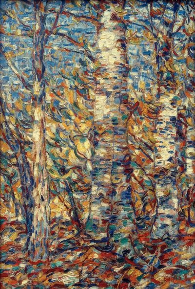 Bosco di betulle da Christian Rohlfs
