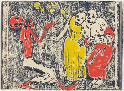 La morte come giocoliere, 1918-1919 da Christian Rohlfs